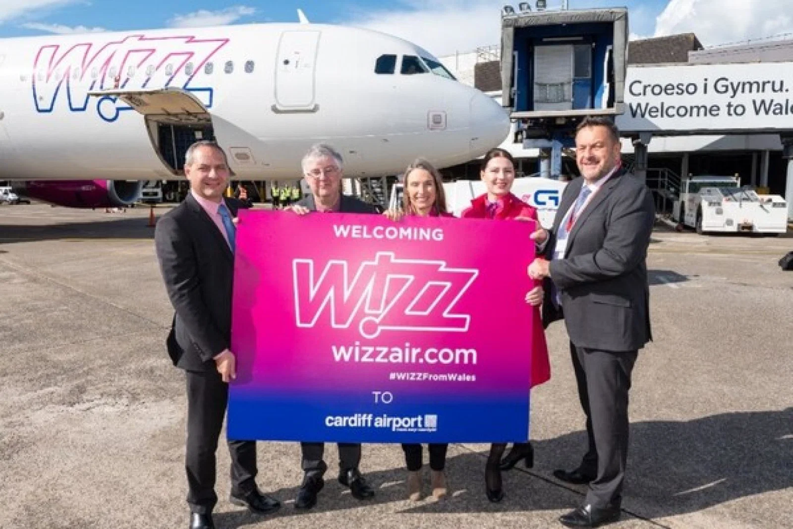 Cardiff airport welcomed Wizz Air in 2022