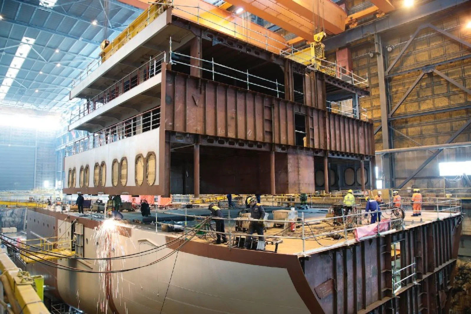 Swan Hellenic's SH Diana is under construction in Helsinki