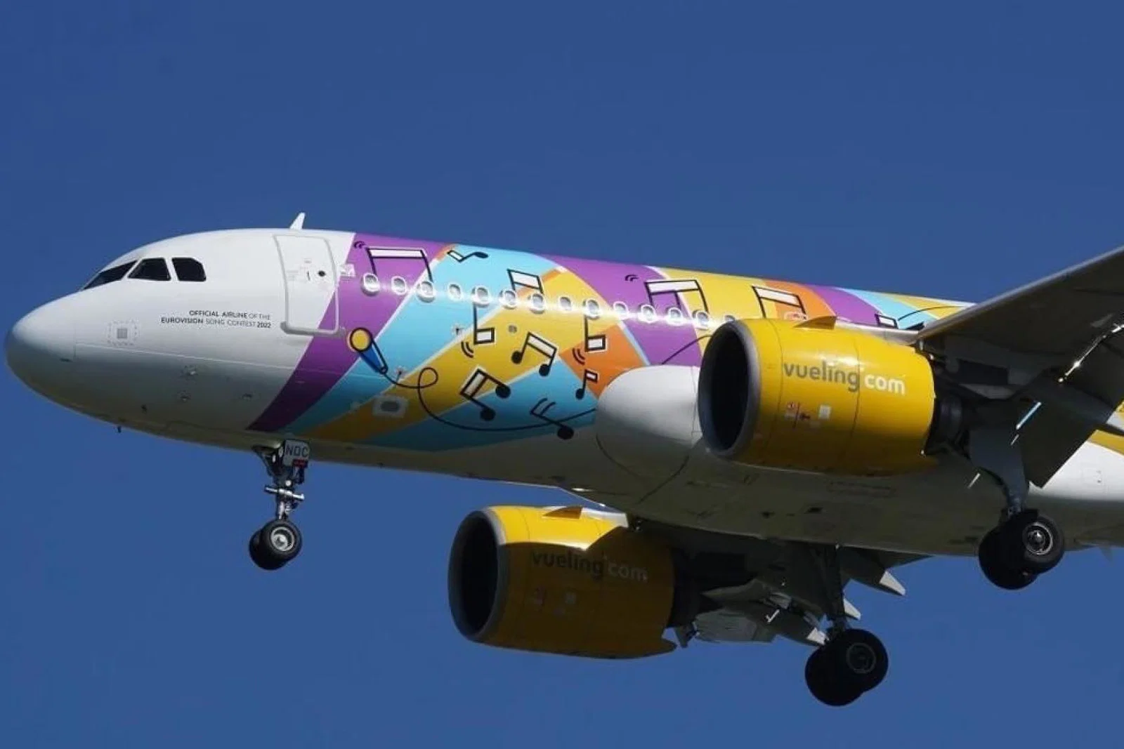Vueling hopes its Eurovision design will be a hit (Pic: Antonio Restivo)
