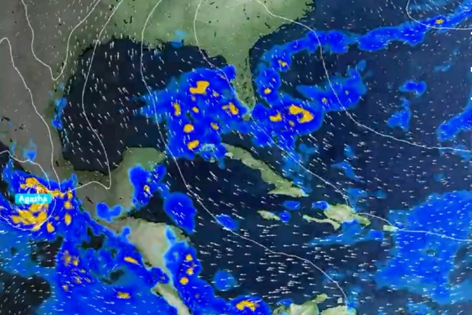 Hurricane Agatha is due to make landfall on Monday (Credit: Met Office / @metoffice / Twitter)