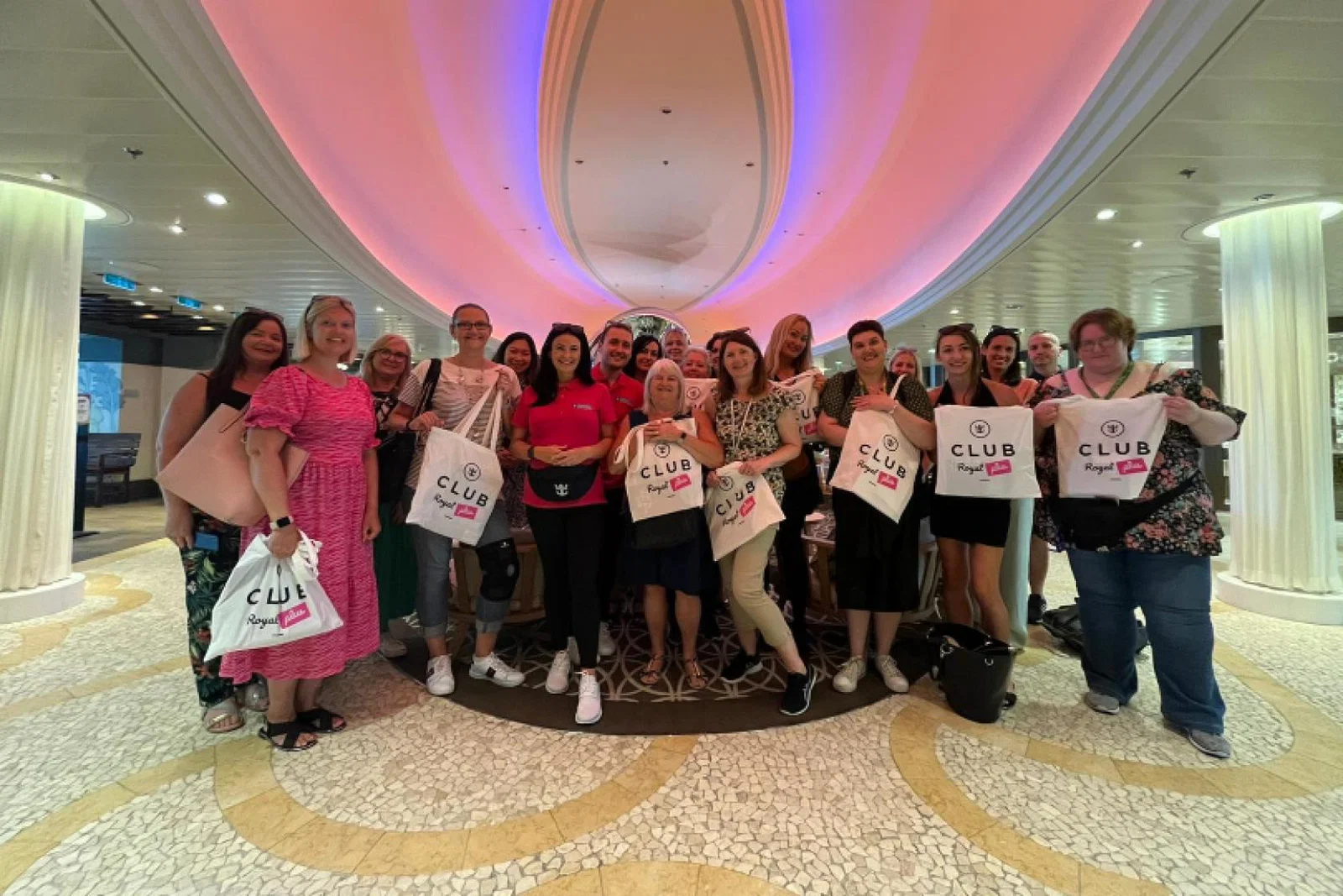 16 homeworkers were invited to experience Anthem of the Seas