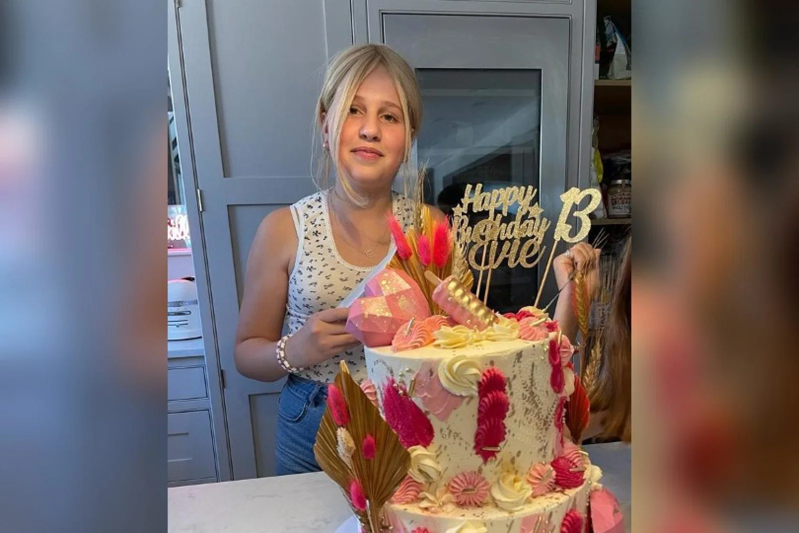 Evie lost her battle with cancer in March