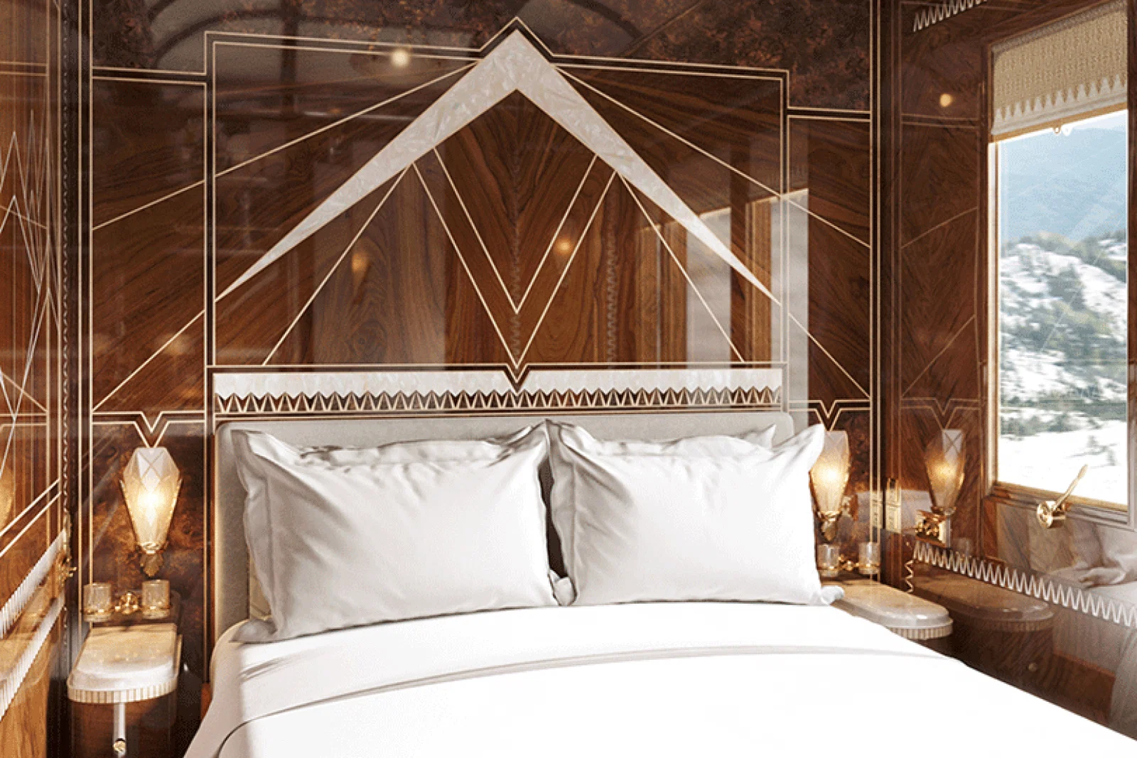 Les Montagnes suite on the legendary Venice Simplon-Orient-Express 