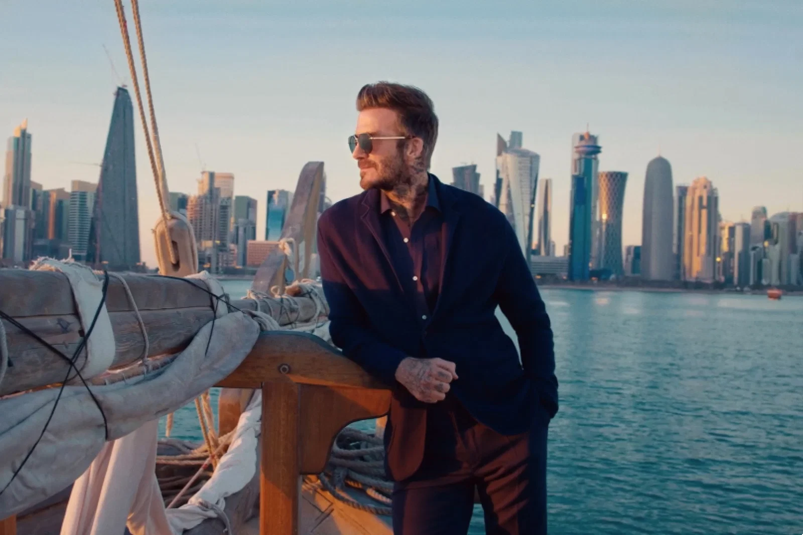 The campaign reveals the ex-footballer's trip around the country over the course of 48 hours