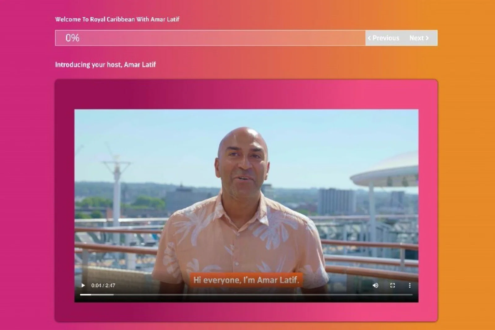 The line has teamed up with the world traveller to develop a new training module as part of its relaunched training platform