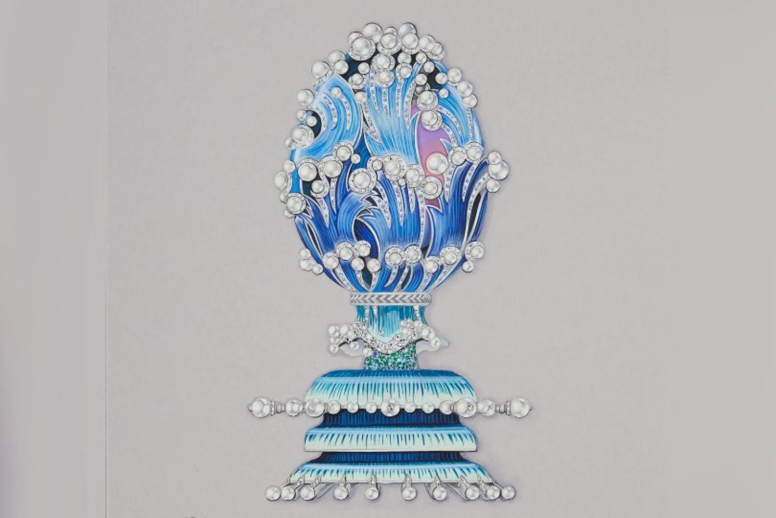 Journey in Jewels will be the first Faberge Egg to permanently reside at sea