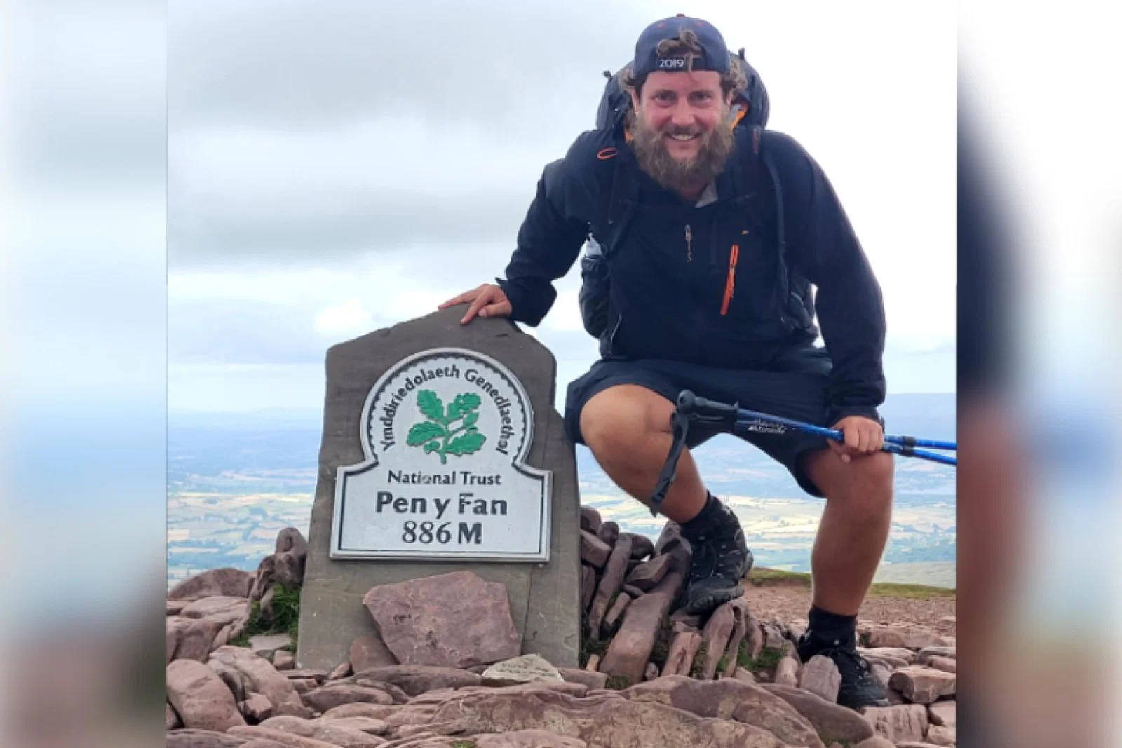 Pullen reached Pen Y Fan in August