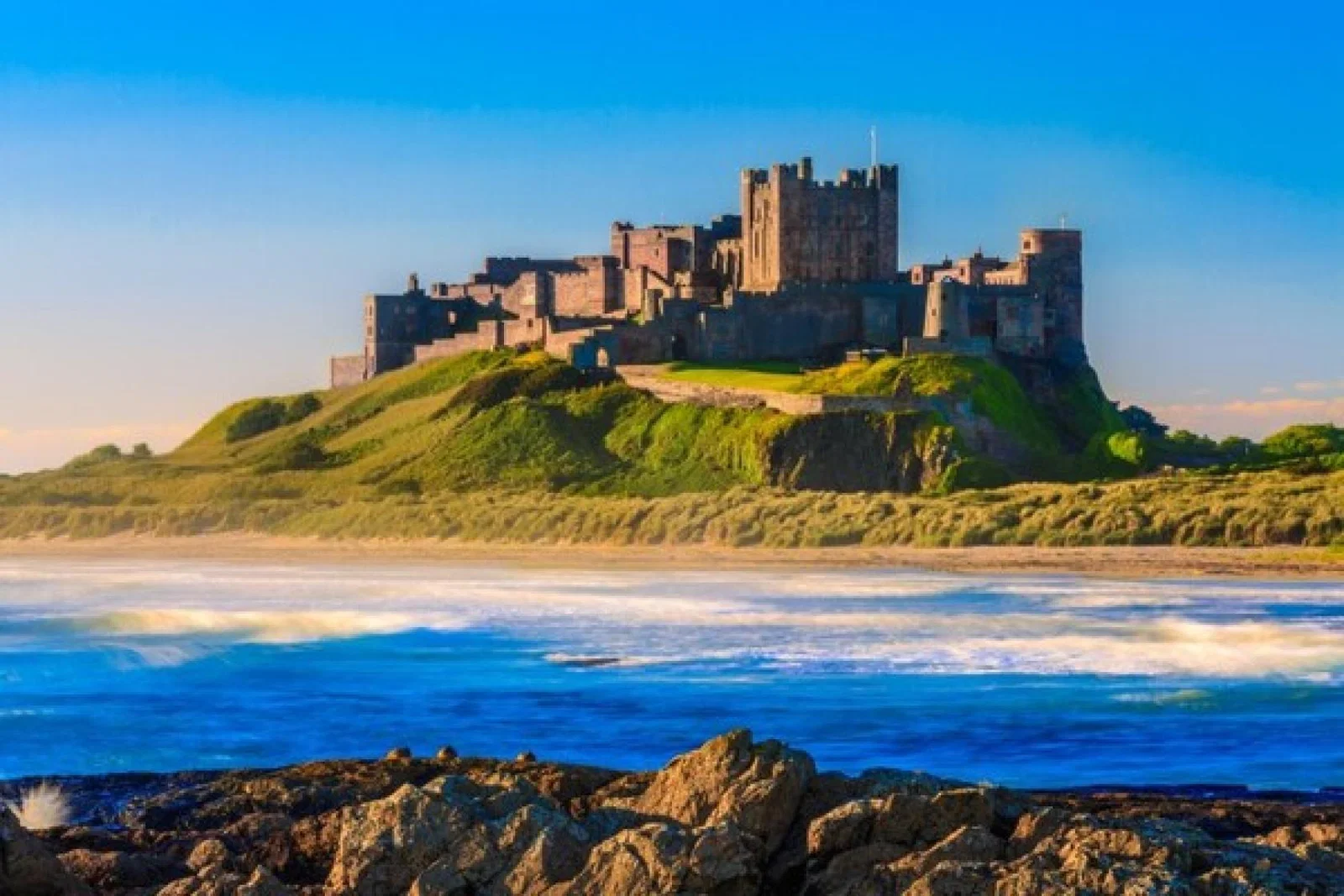 Bamburgh Castle is a highlight of Just Go!'s Northumbria tour (Credit: Just Go! Holidays)