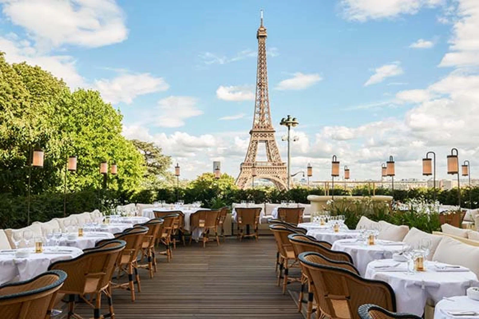 Girafe showcases Paris Society's penchant for using iconic buildings in key locations with an expansive terrace. Credit: Adrien Dirand 