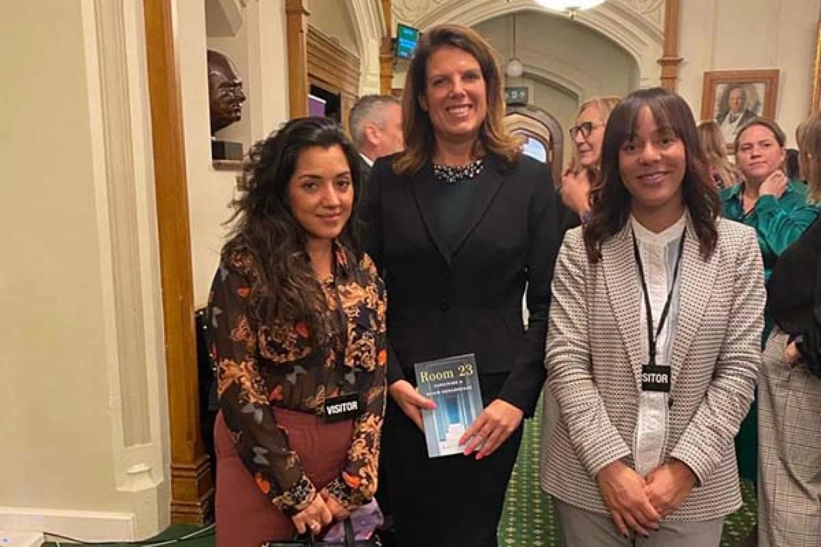Sheena Sumner (right) met MP Caroline Nokes (centre) during an event at the House of Commons after being named in the 100 Female Entrepreneurs to Watch list