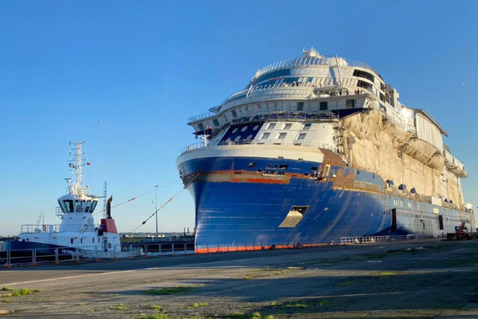 Celebrity Cruises floats out new Edge-class vessel Ascent