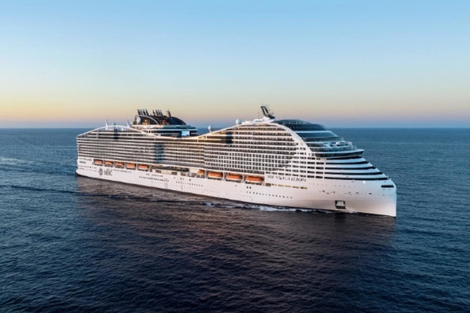 MSC World Europe sailing