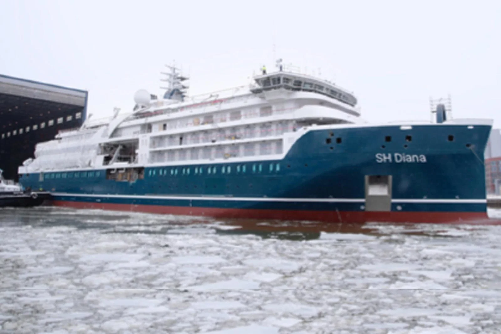 Swan Hellenic floats out Diana ahead of maiden season
