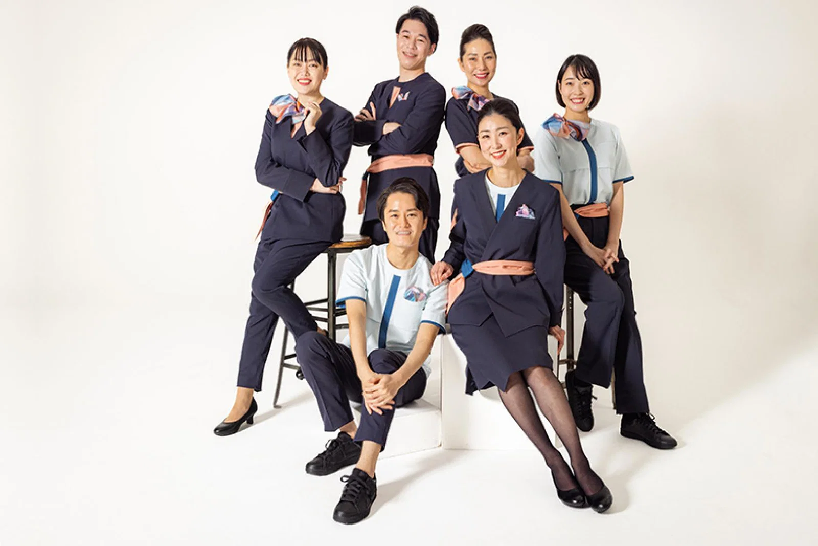 AirJapan uniforms are gender neutral to maximise flexibility