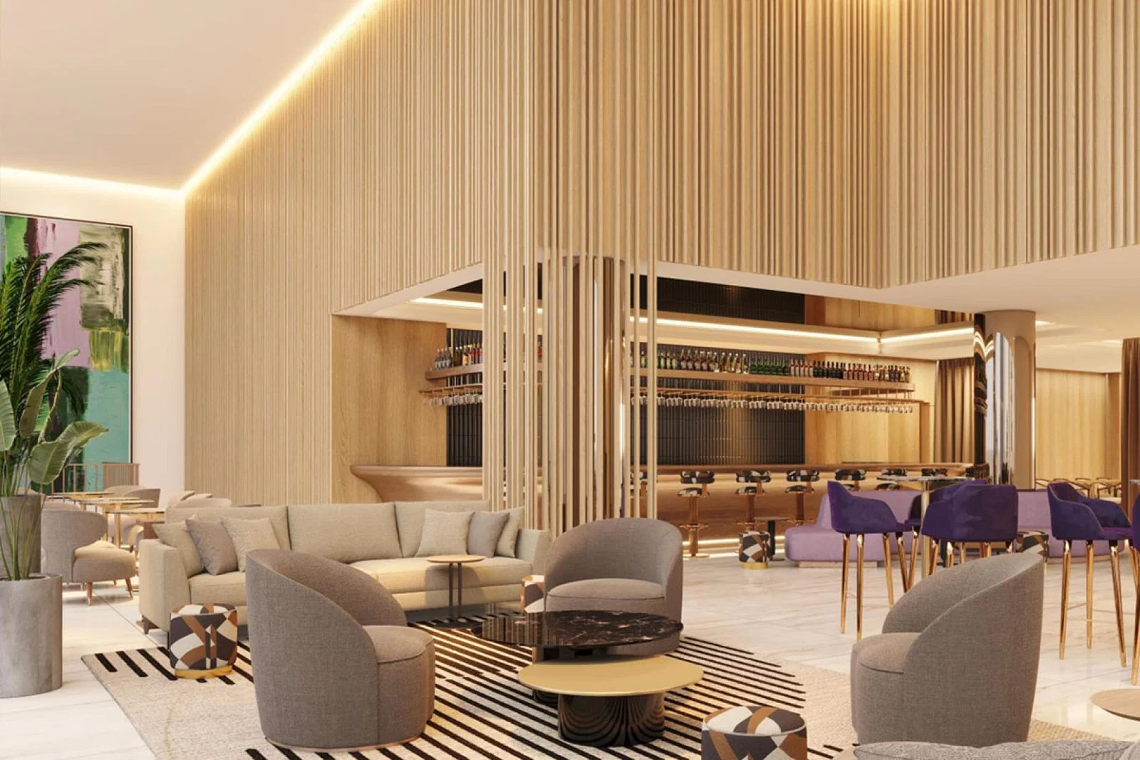 The ME Lisbon Lobby Bar