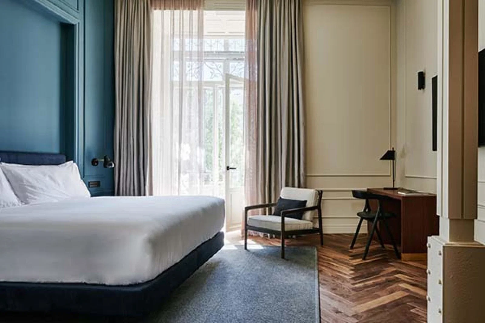 Guests can choose between five room types at Nobu Hotel Sevilla. Credit: Daniel Schafer