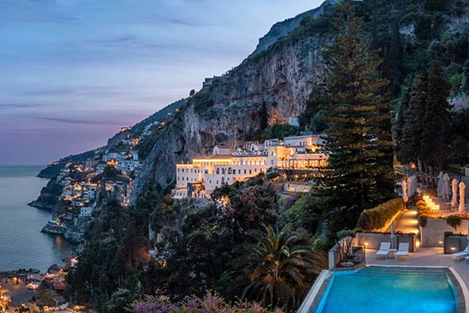 The Anantara Convento di Amalfi Grand Hotel offers views across the Amalfi coast