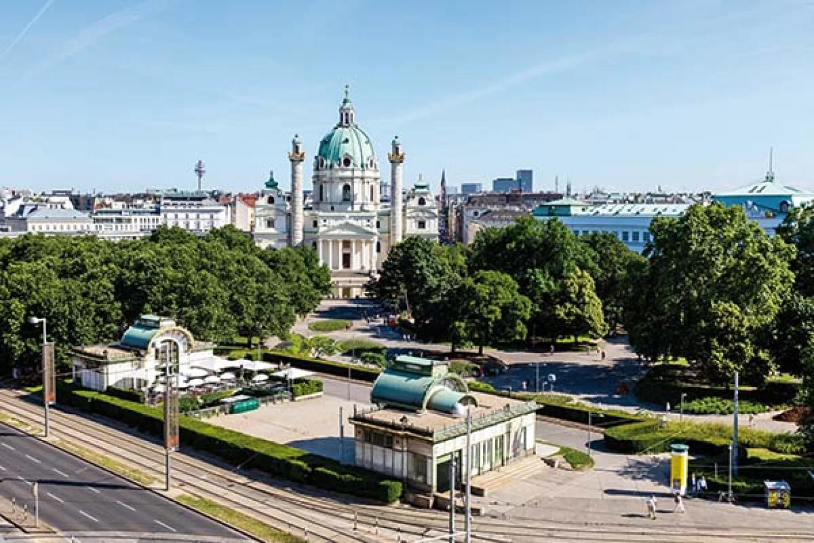 Karlsplatz is one of the largest squares in Vienna. Credit: Vienna Tourist Board