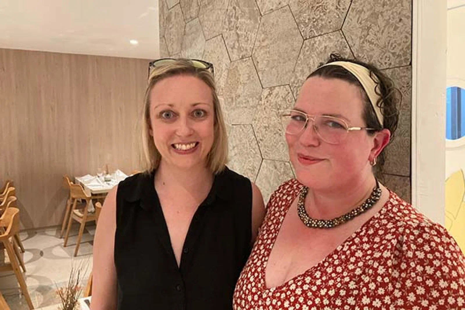 Marie Rowe (left) and Annika Nickson