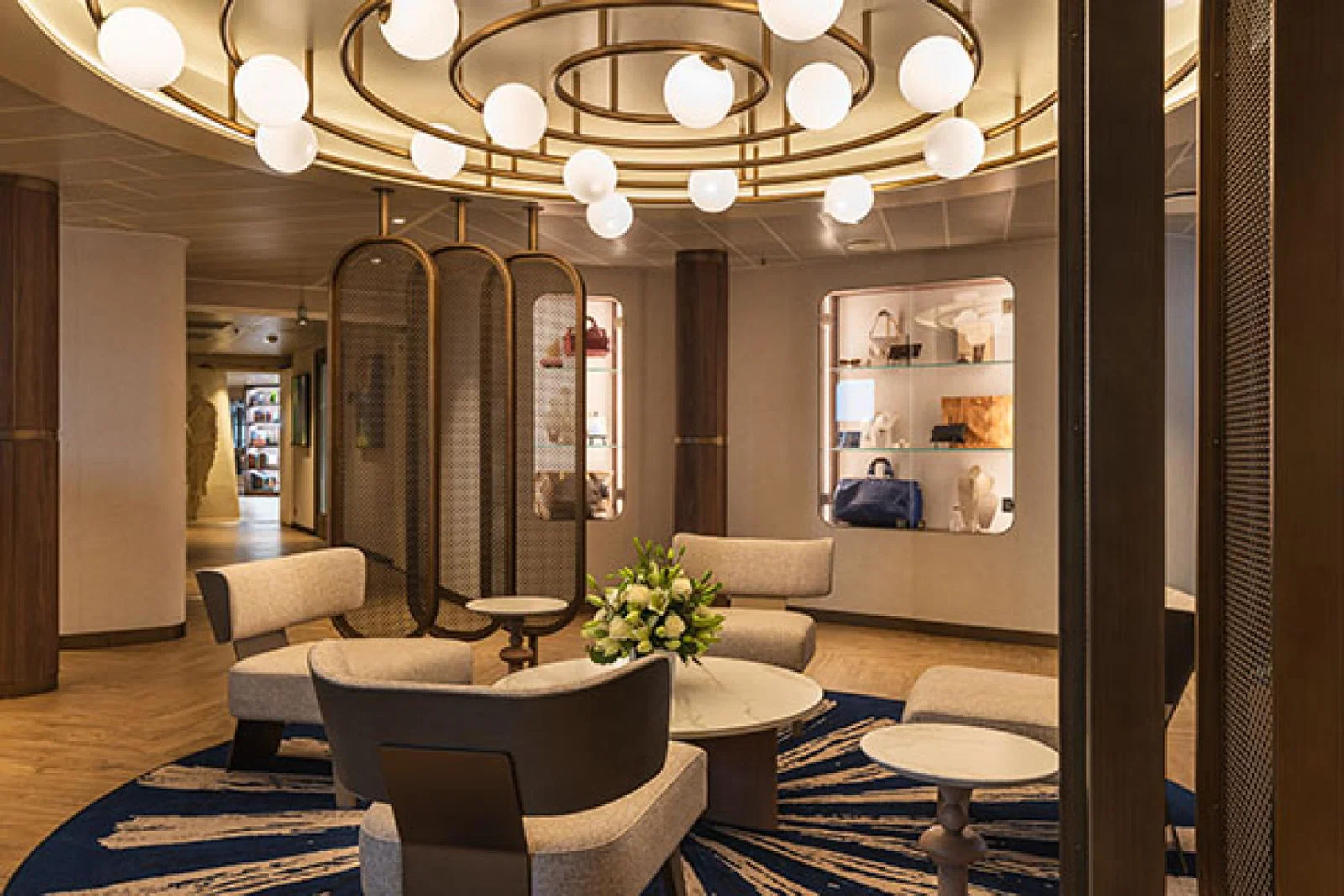 The new-look lobby on Wind Star