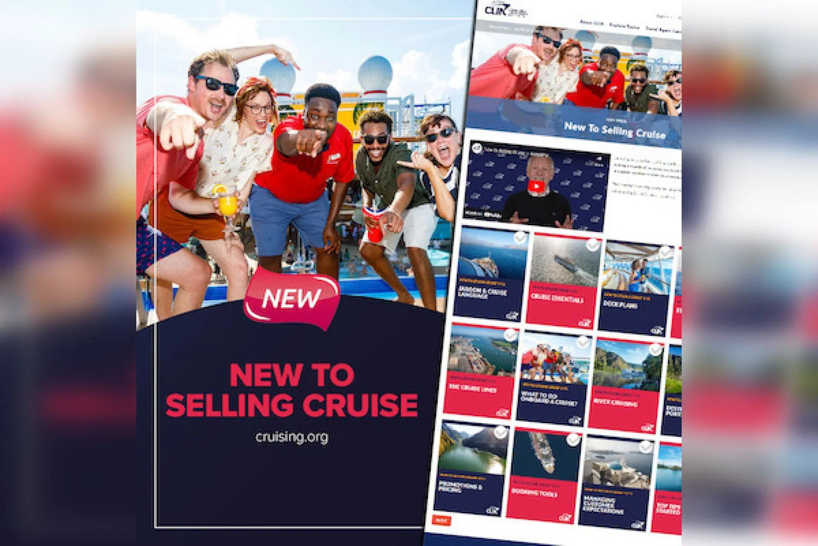 clia, new-to-cruise agent selling portal, dec23