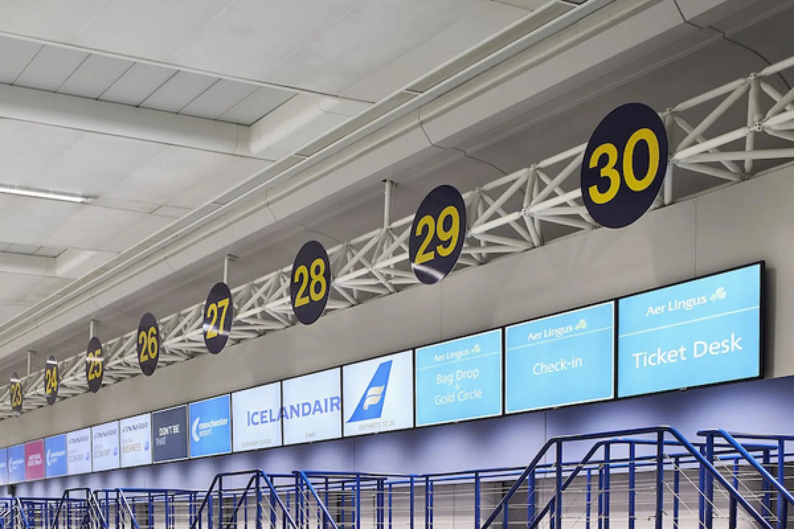 Manchester Airport Terminal 1 check-in