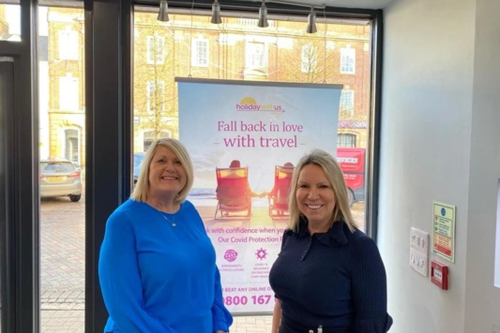 Hays Travel retail director Jane Schumm and Holiday with Us owner Christina Fitzpatrick