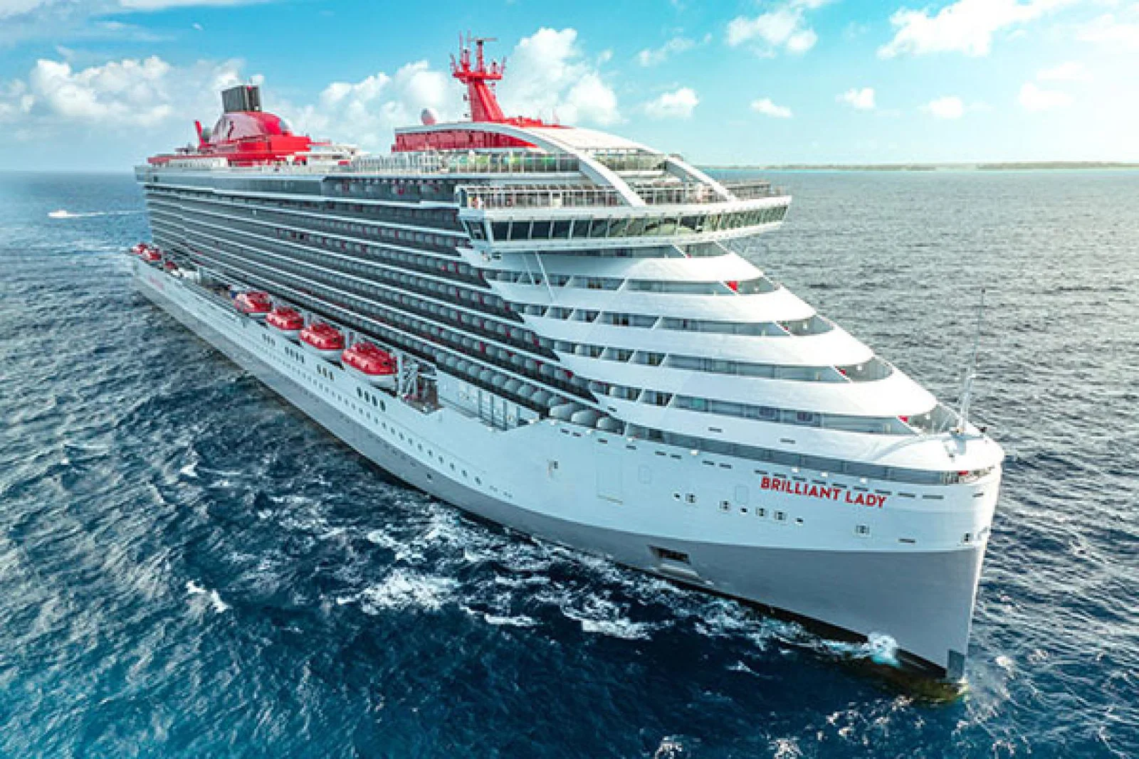 Brilliant Lady will offer a range of new sailings