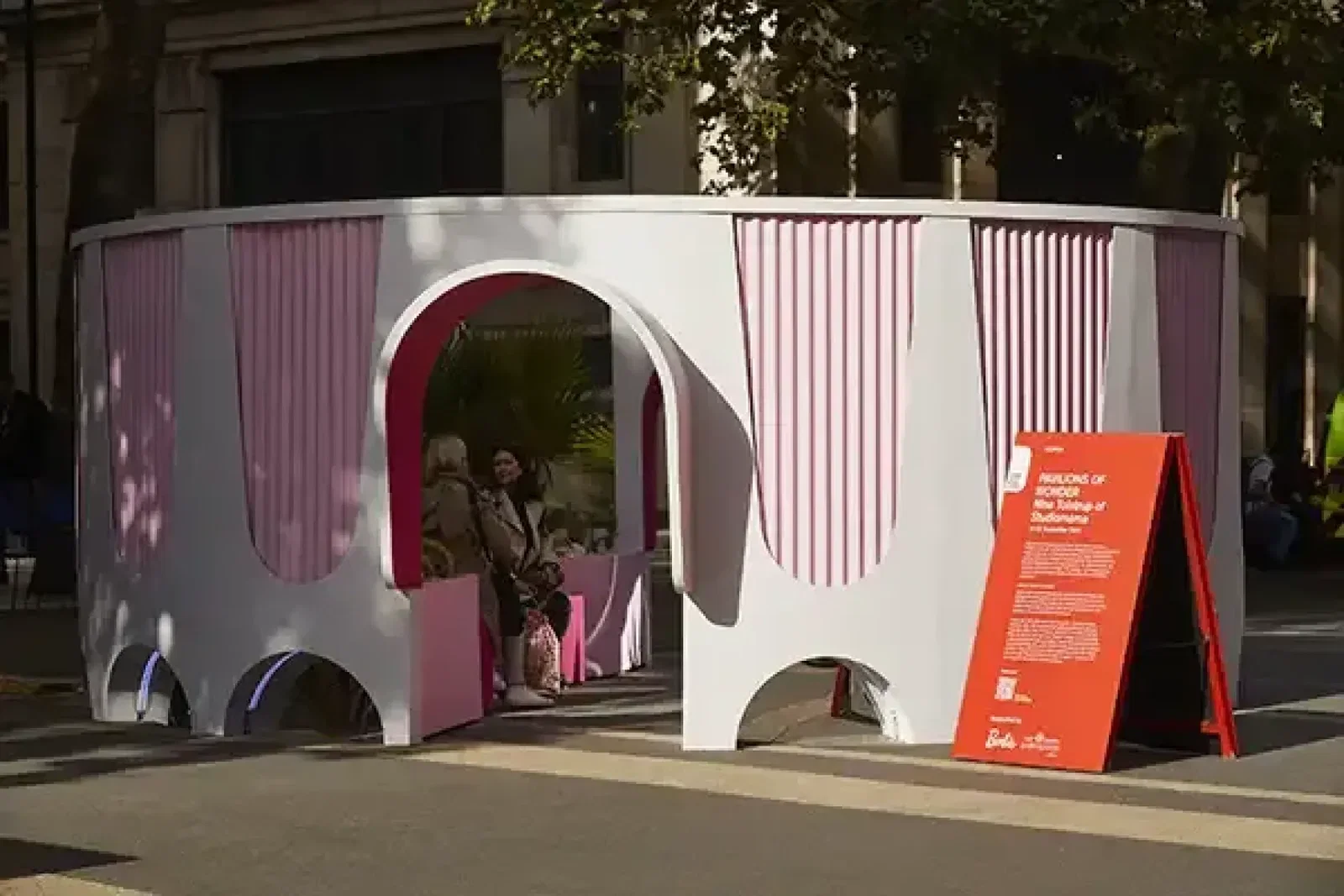 The Pavilions are free to visit, and are located in central London. Credit: Ed Reeve