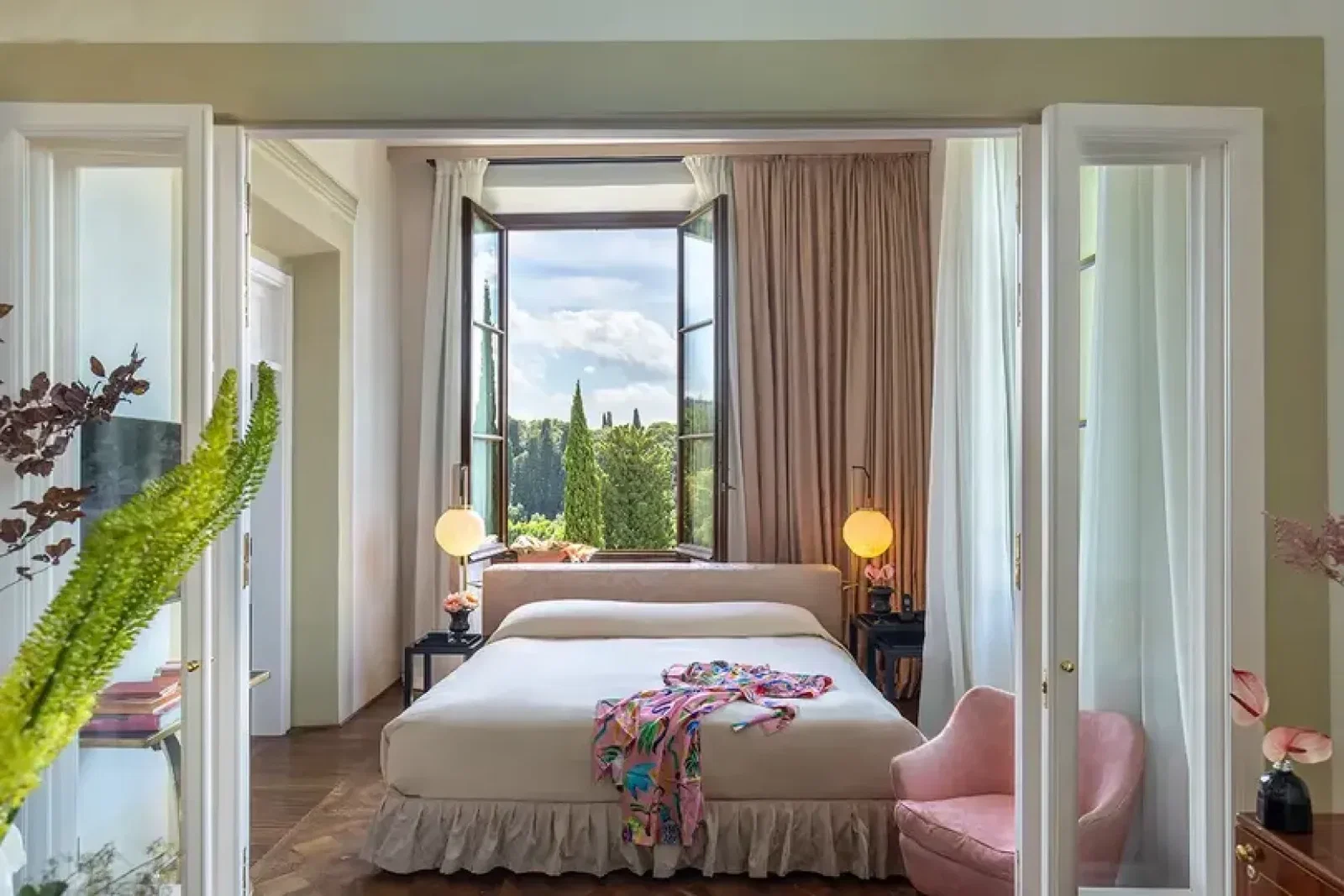The Duomo View Suites at Il Salviatino offer far-reaching views over Florence