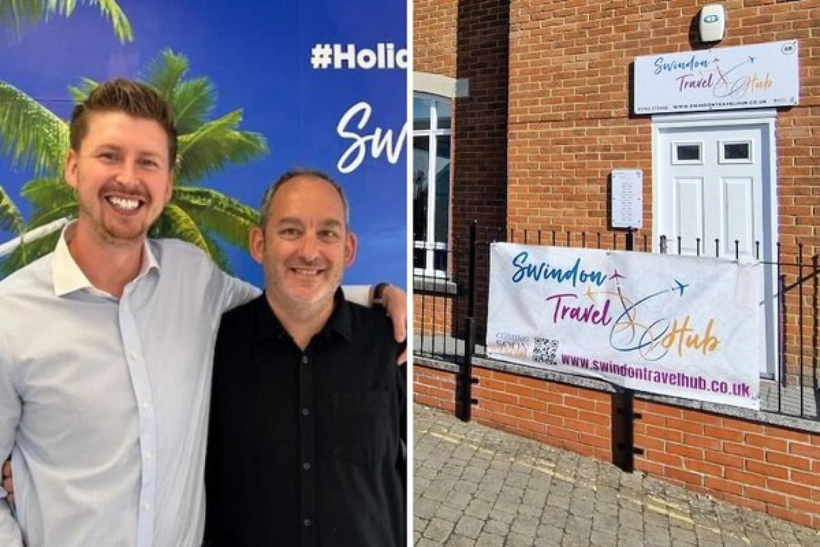 Ashley Hunt and Shaun Jones Swindon Travel Hub June 2025
