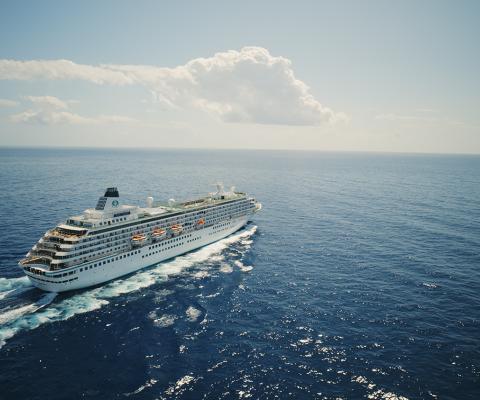 Crystal at sea