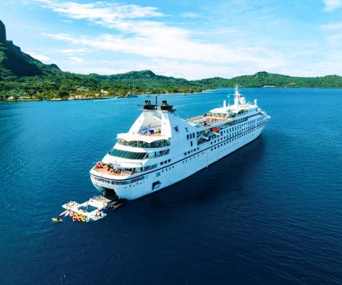 Star Breeze in Bora Bora island in French Polynesia