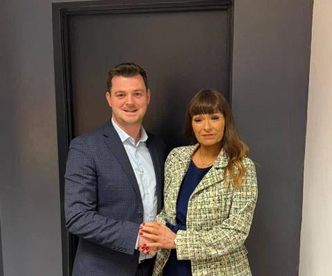 Jonny Fielding with Northcoast's previous owner