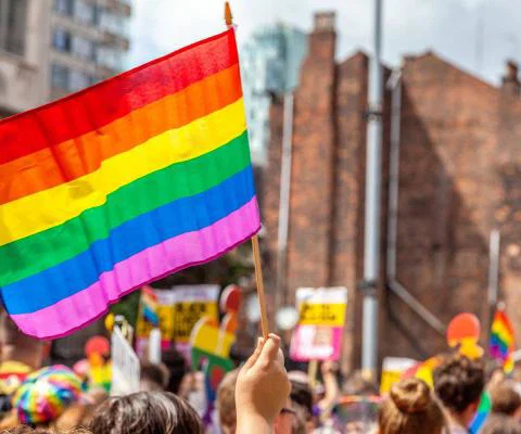 Rainbow pride flag