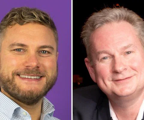 Inspiretec's Richard Baker and founder Simon Powell