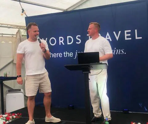Stuart and Mark Swords pictured at Swords Travel's 10th anniversary celebration