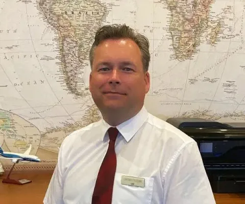 Lee Hunt, owner and managing director at Deben Travel