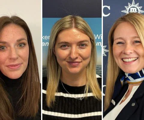 MSC Cruises Laura Wilson, Lauren Perks, Claire Smith