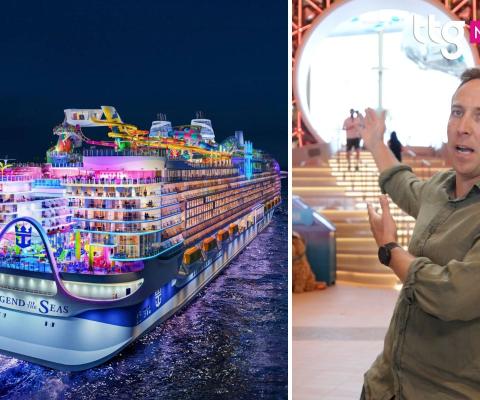 Harry got onboard Legend of the Seas during its European summer season