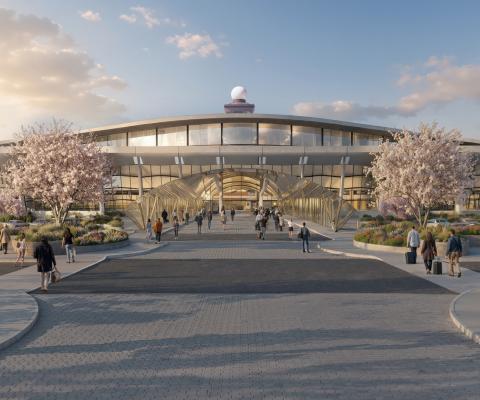 Rendering of Washington Dulles International Airport 