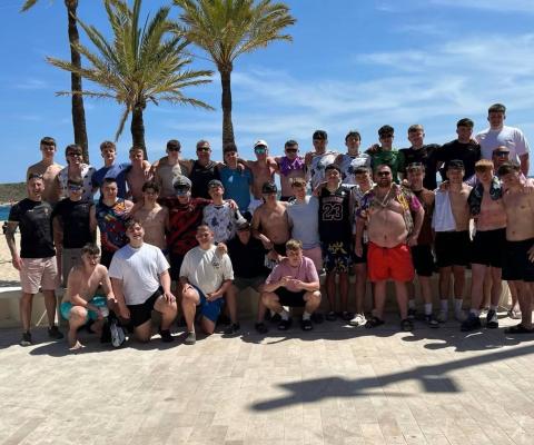 Rugby team on holiday booked by DTL Travel