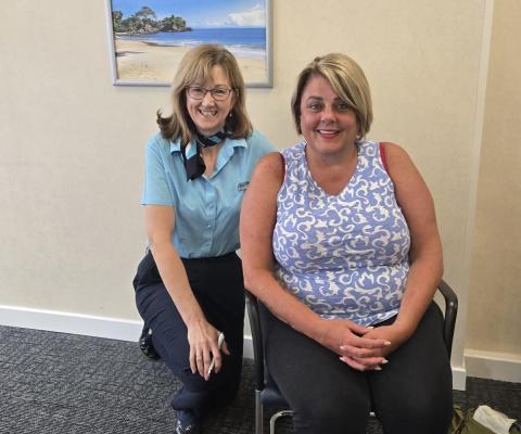 Customer Angie Owen at Tui's Stourbridge store