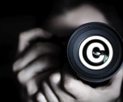 Photo copyright concept (stock)