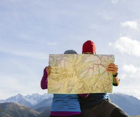 Adventure couple (stock)