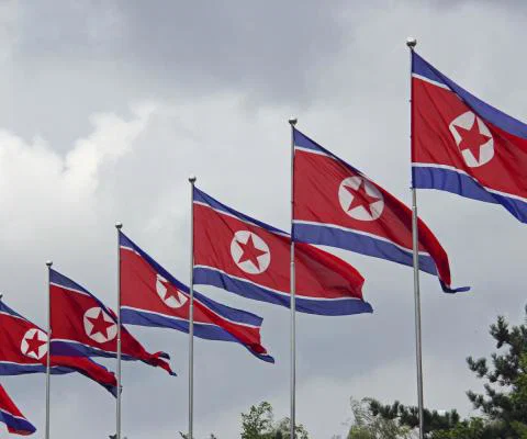 North Korea Flags