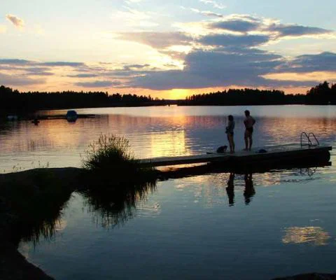 Finland Sunset Lake