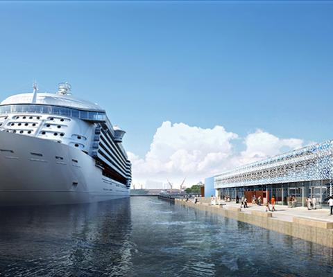 Abu Dhabis new cruise terminal at Zayed Port