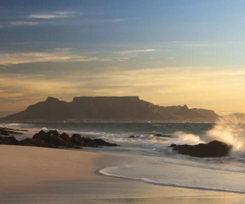 Table Mountain, Cape Town, sunset