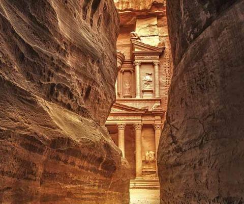 Petra Jordan canyon